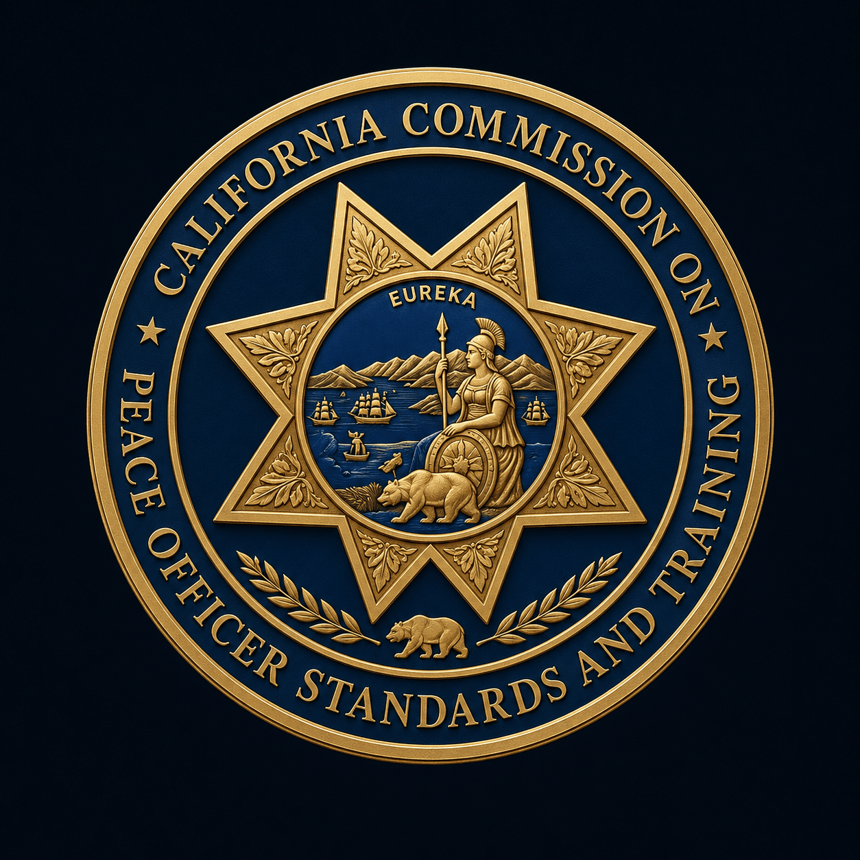 California Commission on Peace Officer Standards and Training seal